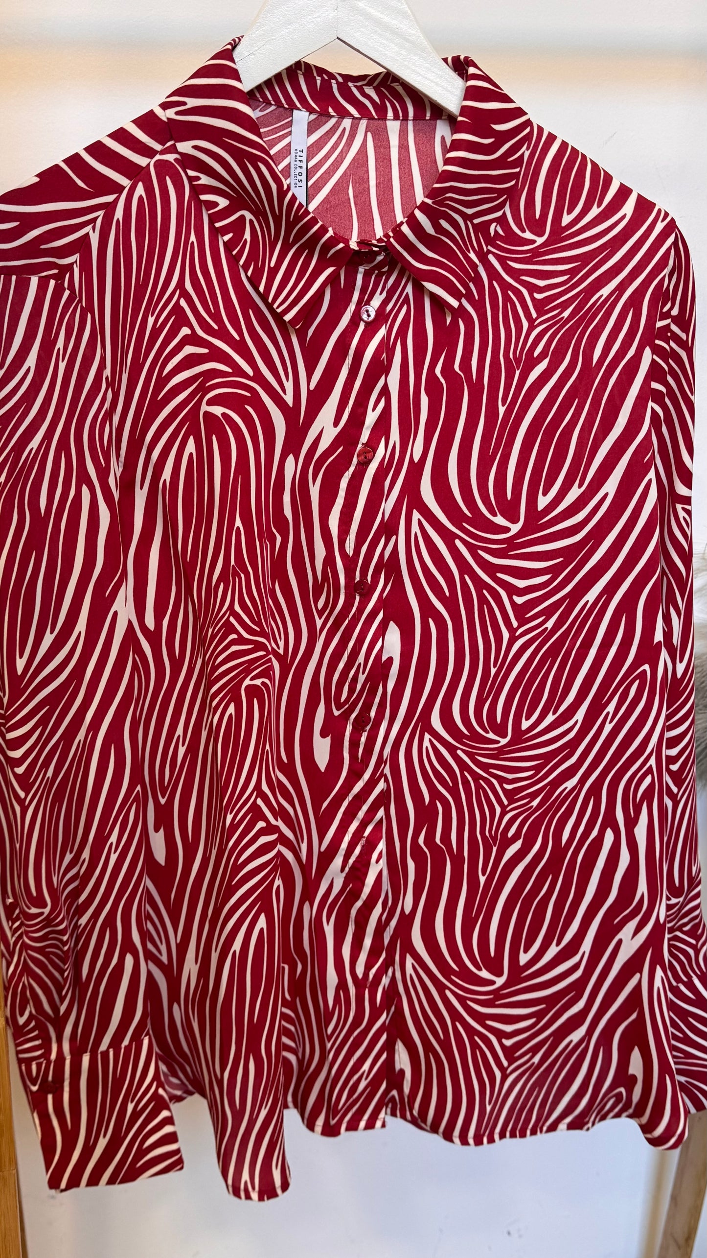 Camisa Zebra Red