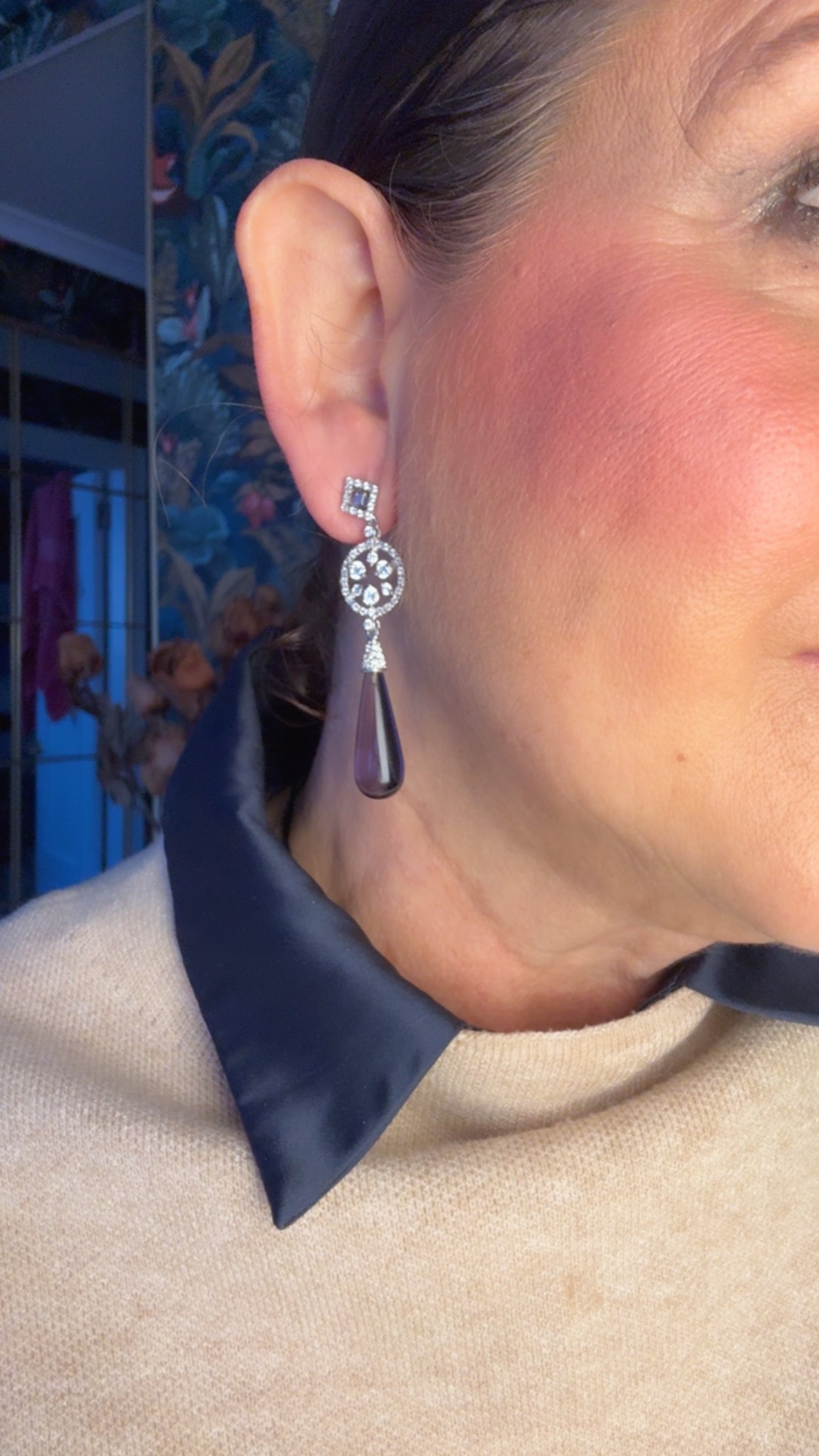 Amethyst Silver Pendant