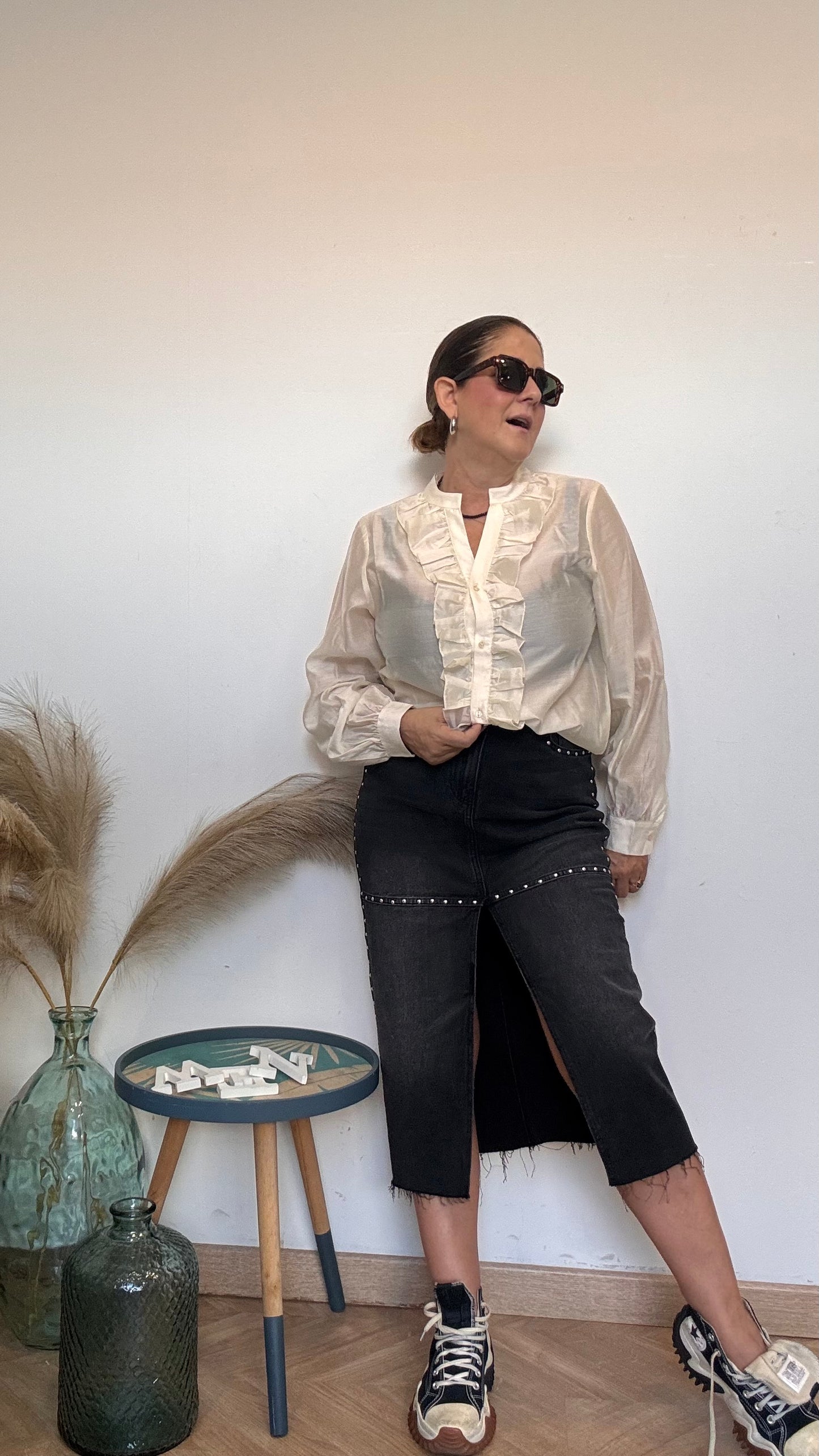 Falda Vaquera Tachuelas