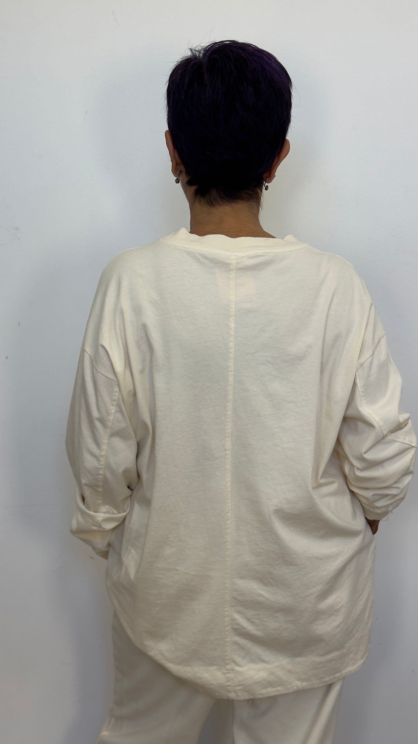 Molina Cream Vanilla Sweatshirt, Fine Elegant BDP One Size