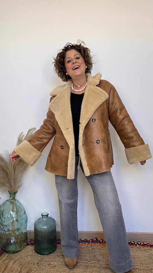 Lou faux leather jacket