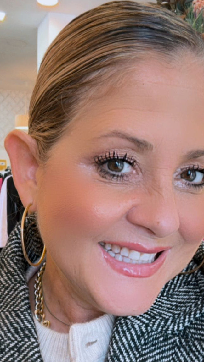 Pendientes de aro en acero amarillo