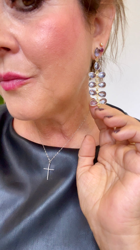 Amethyst Earrings Gandia