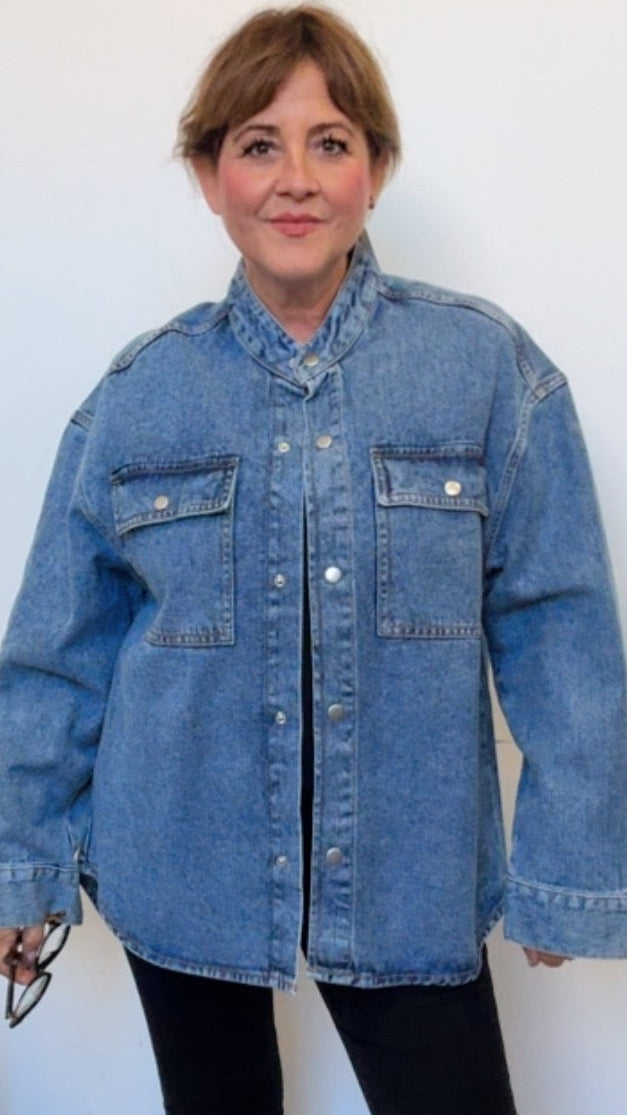 Camisa Denim Oversize