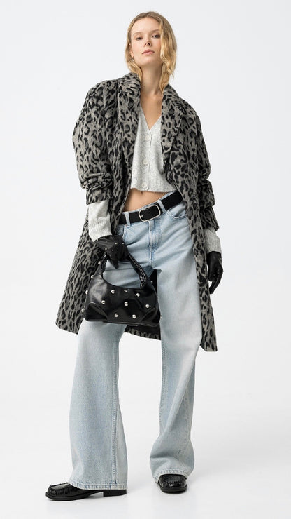 Jacket Coat, Animal Grey