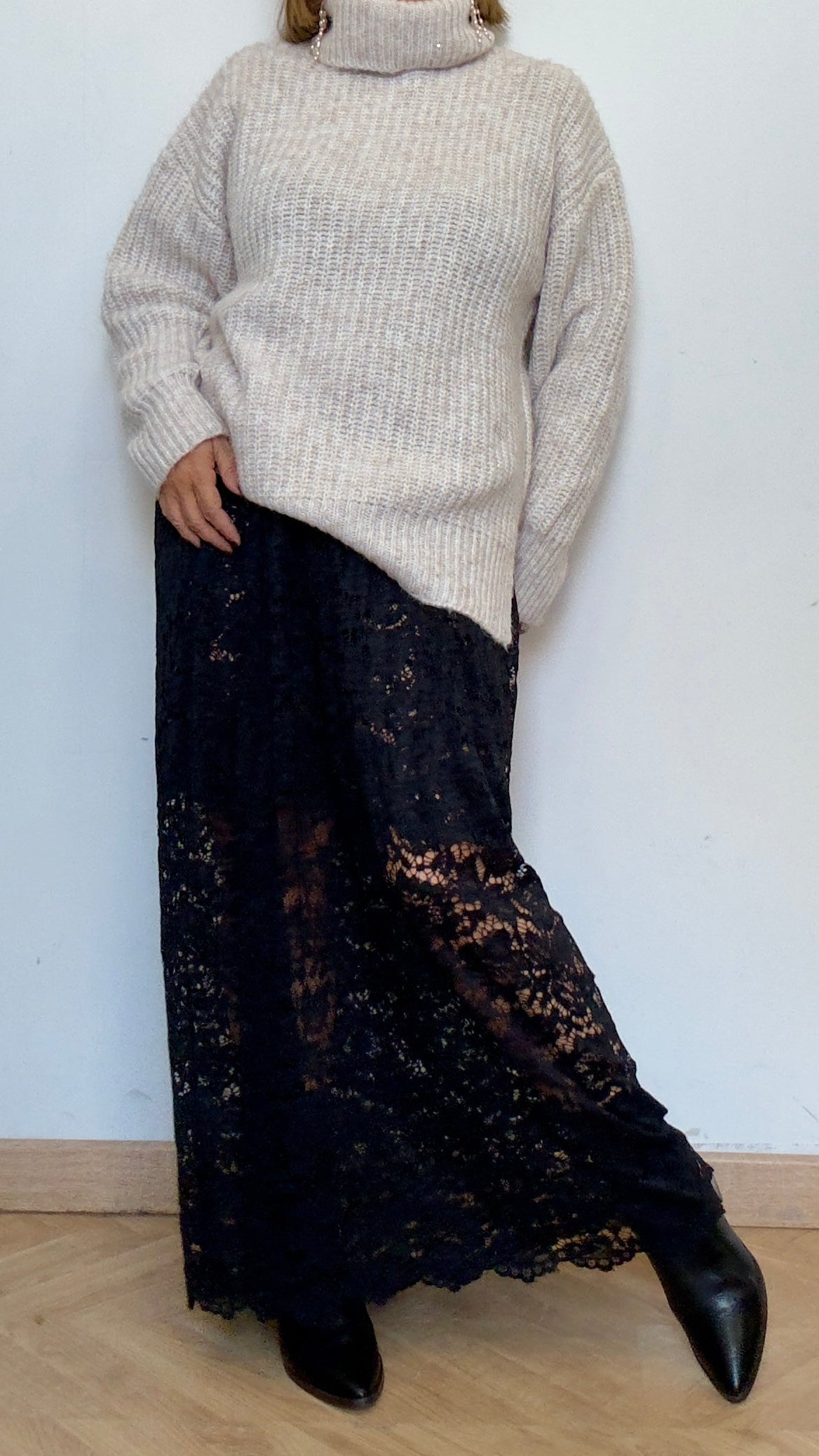 Falda Encaje  Marisé