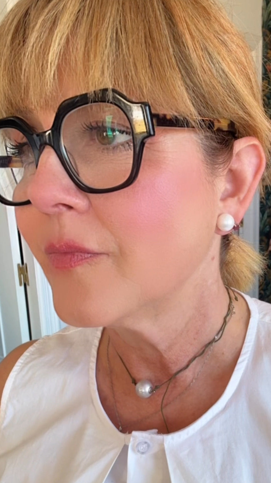 Collar Perla Hilo Japo