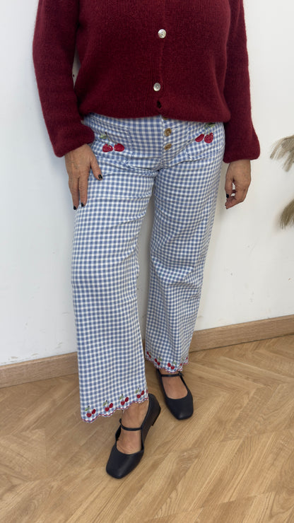 Pantalón vaquero cerezas 🍒