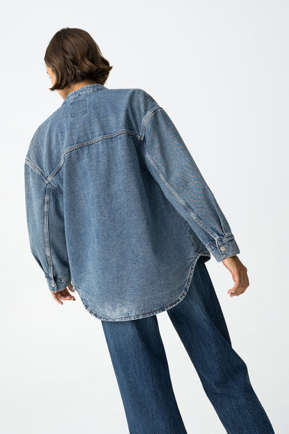 Oversized Denim Shirt