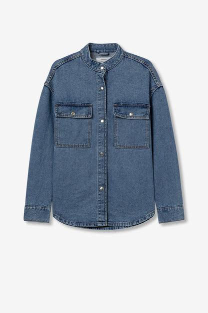 Oversized Denim Shirt