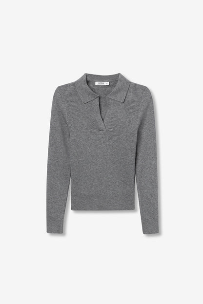 Tiffosi Women's High Neck Polo Knit Sweater - Elegant Jumper