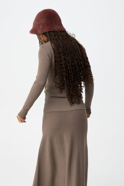 Tiffosi Women's High Neck Polo Knit Sweater - Elegant Jumper