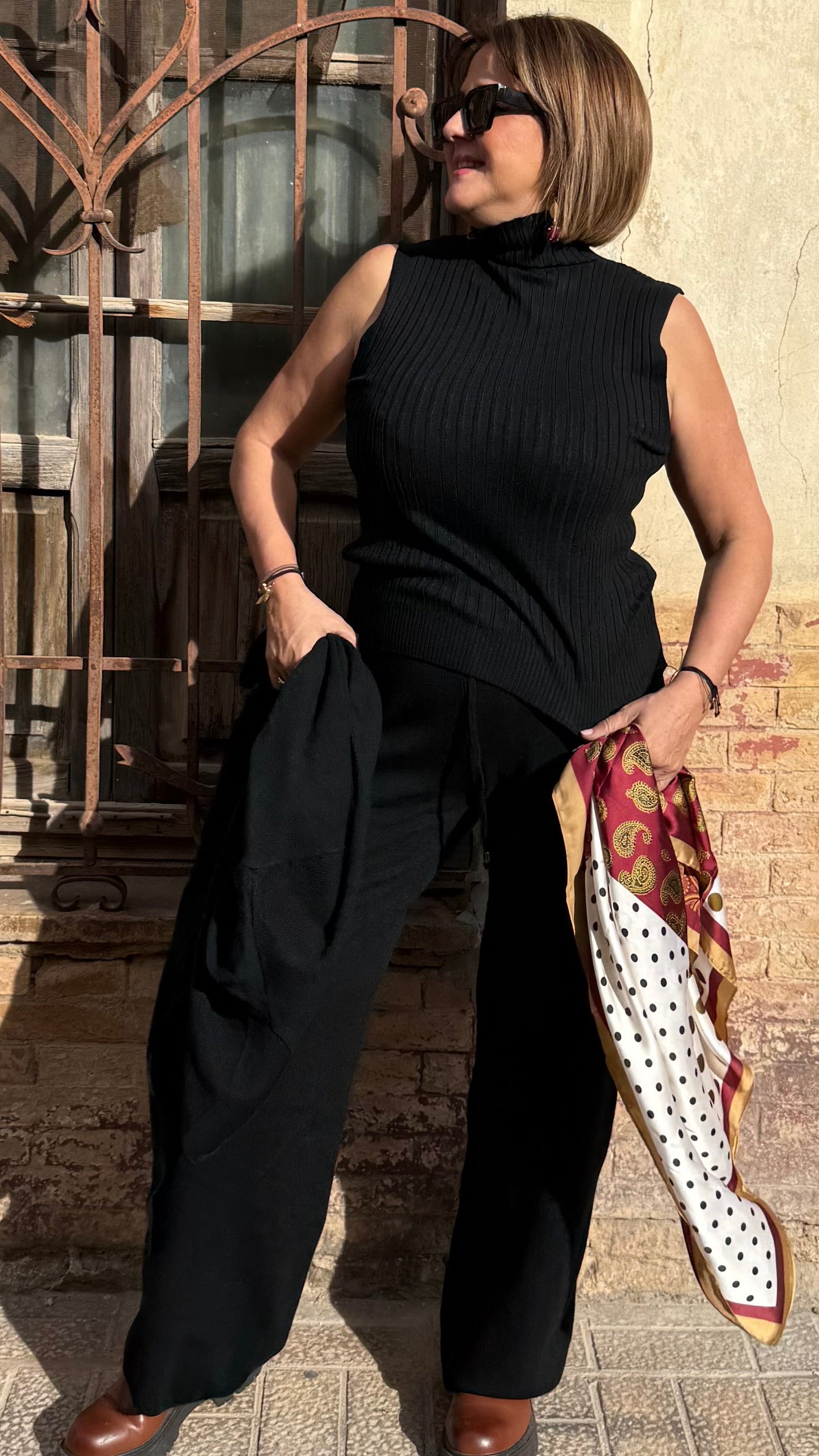 Barna Set, Funnel Neck Jacket, Comfortable BDP