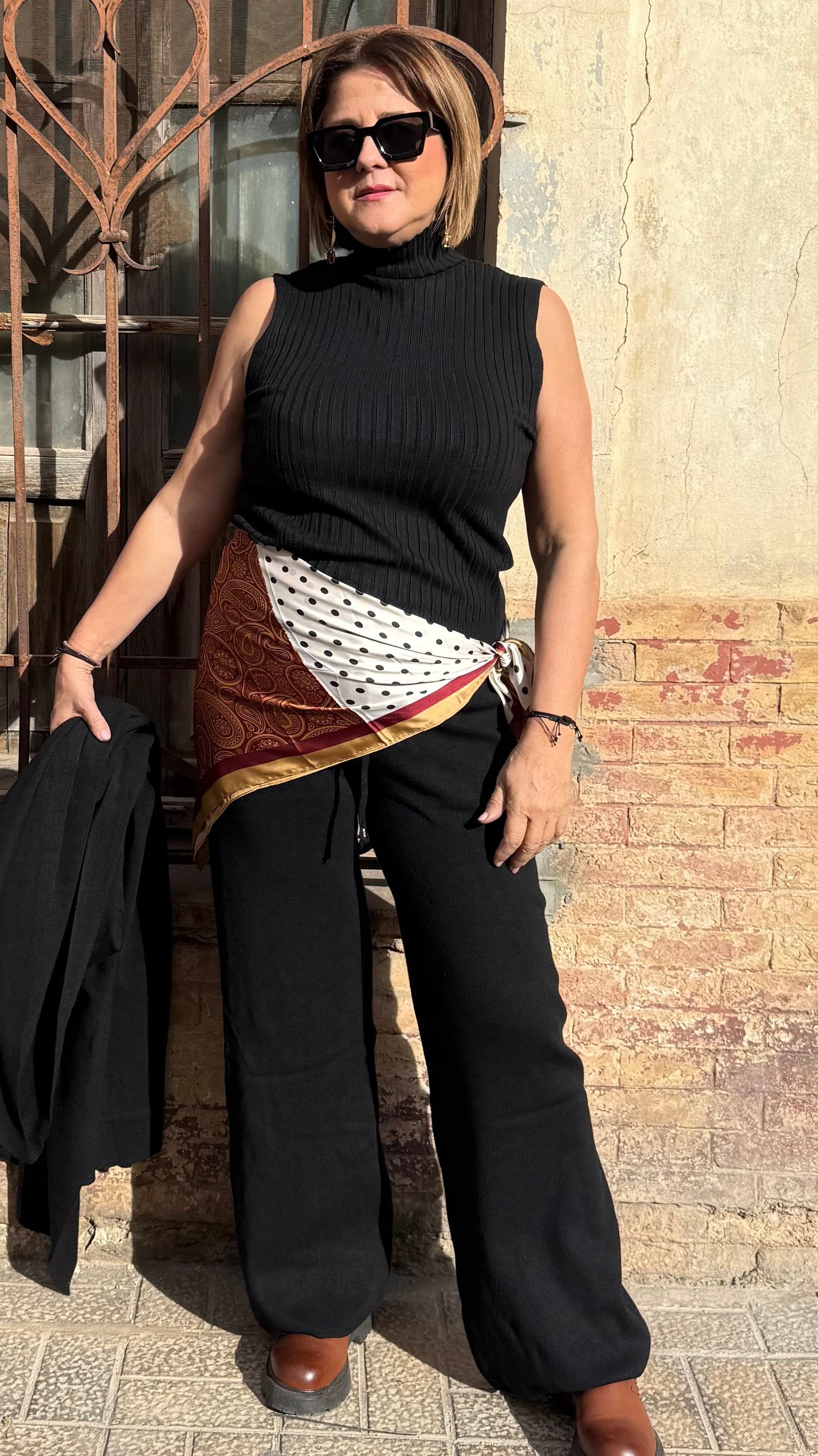 Barna Set, Funnel Neck Jacket, Comfortable BDP