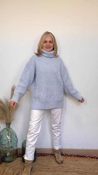 Turtleneck Sweater with Wool