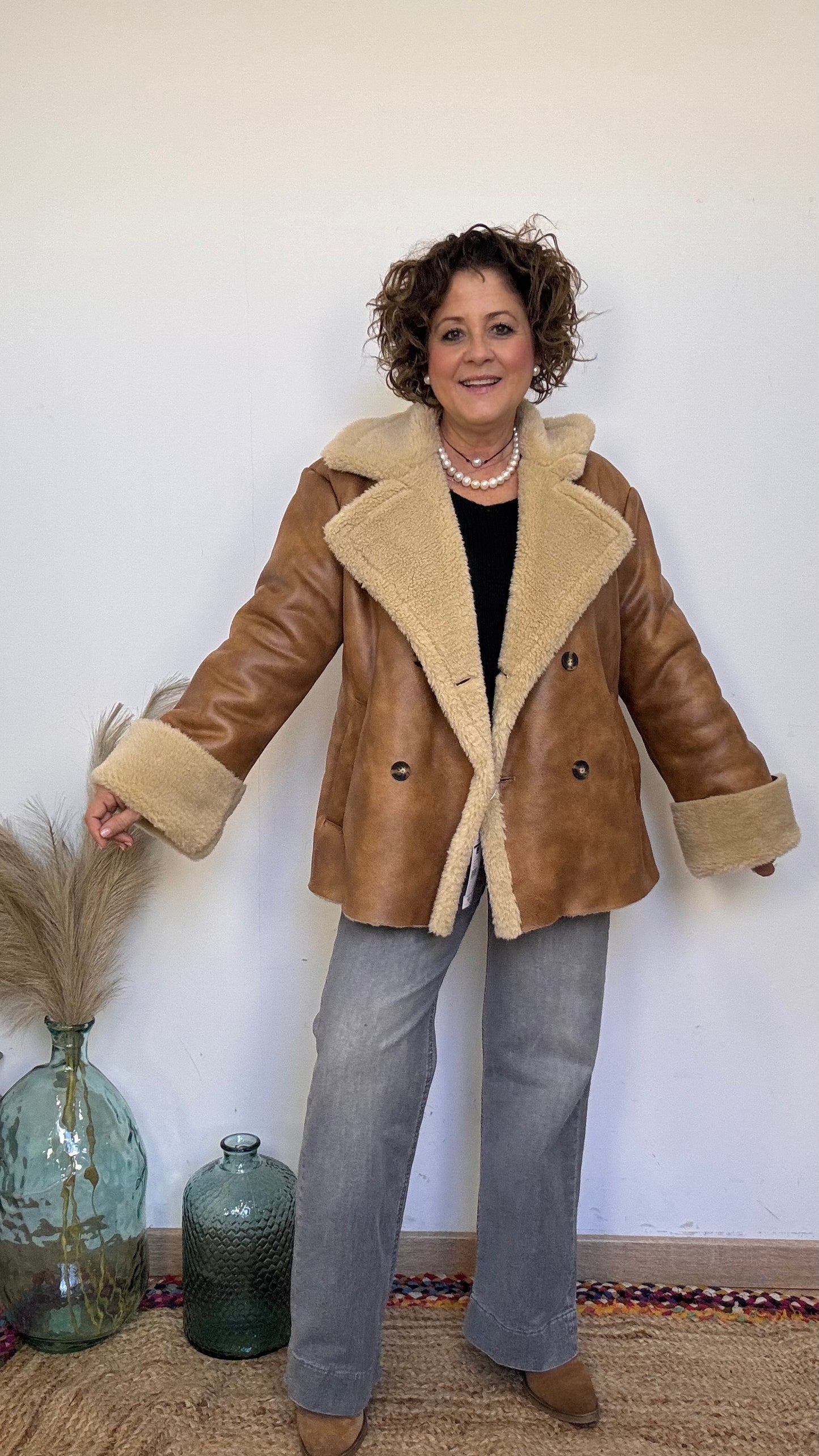 Lou faux leather jacket