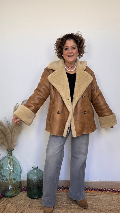 Lou faux leather jacket