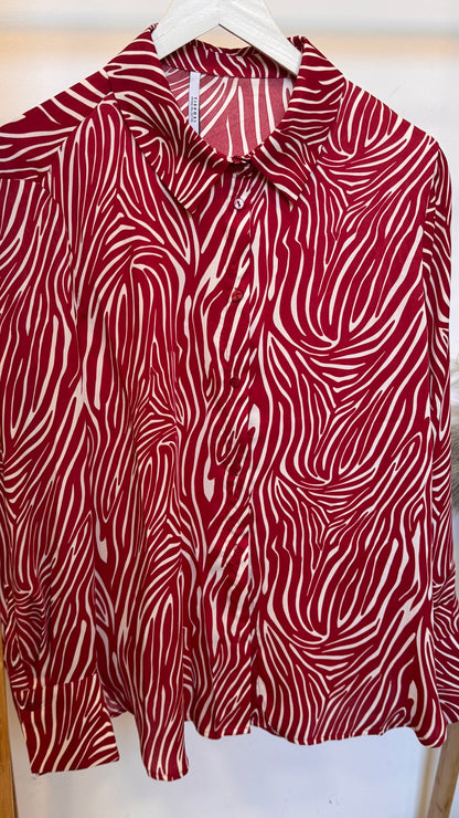 Camisa Zebra Red