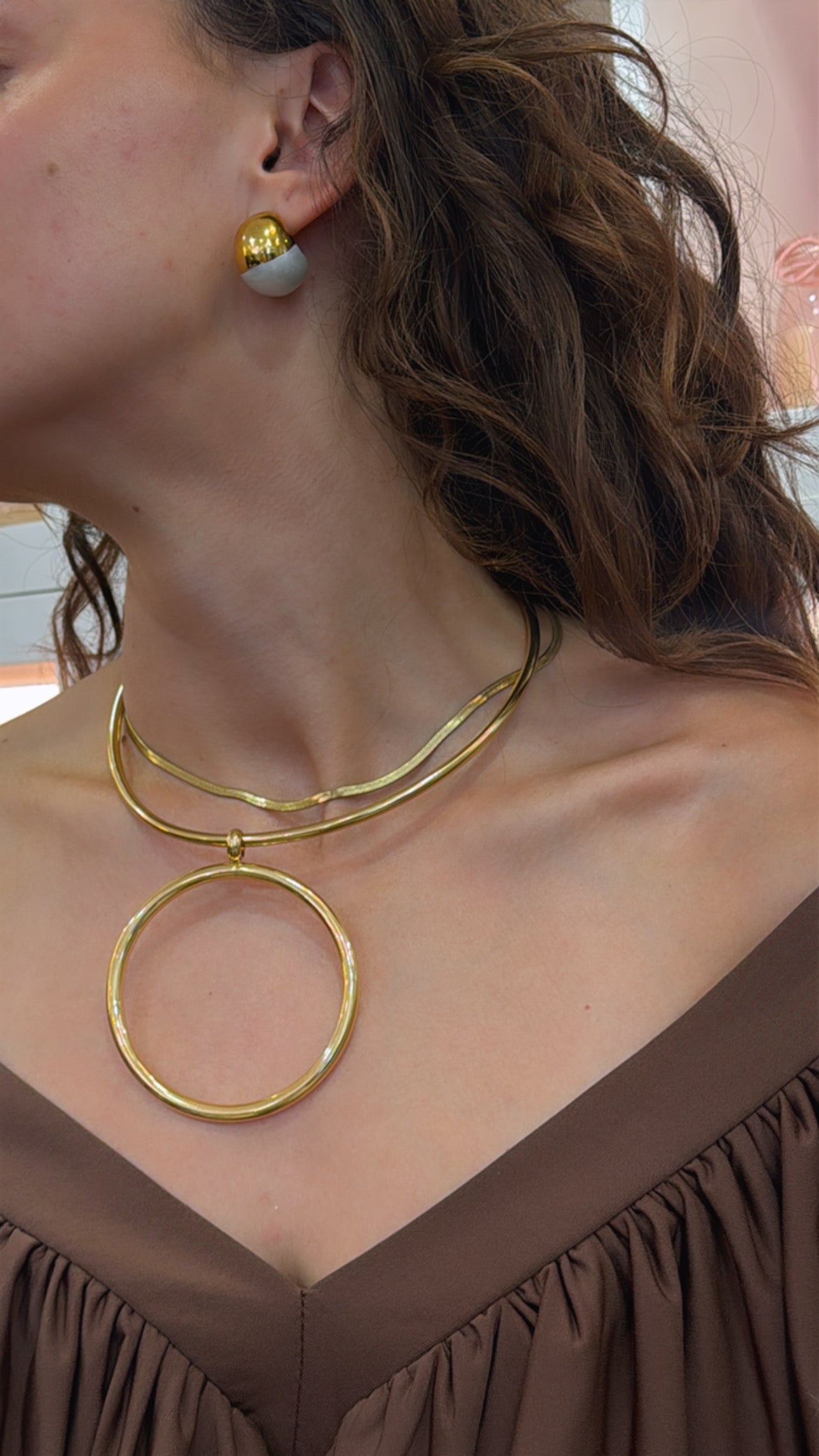 Collar Étnico Acero Gottham