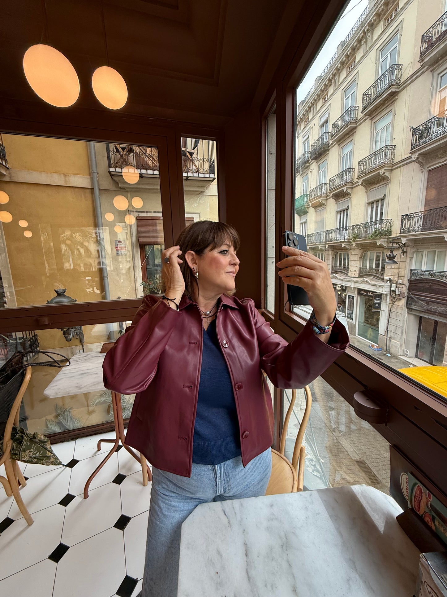 Chaqueta de eco piel Zintia