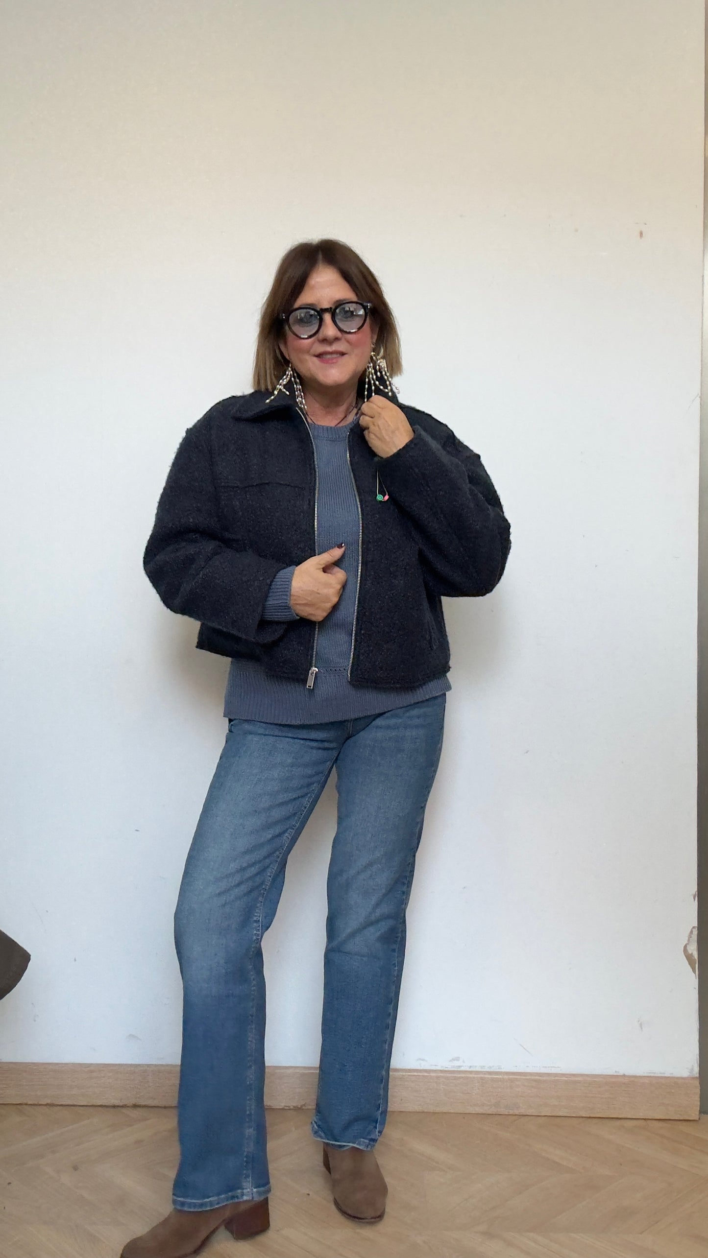 Chaqueta Oslo Gris/Marino