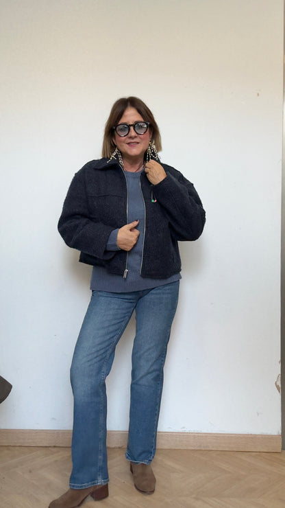 Chaqueta Oslo Gris/Marino