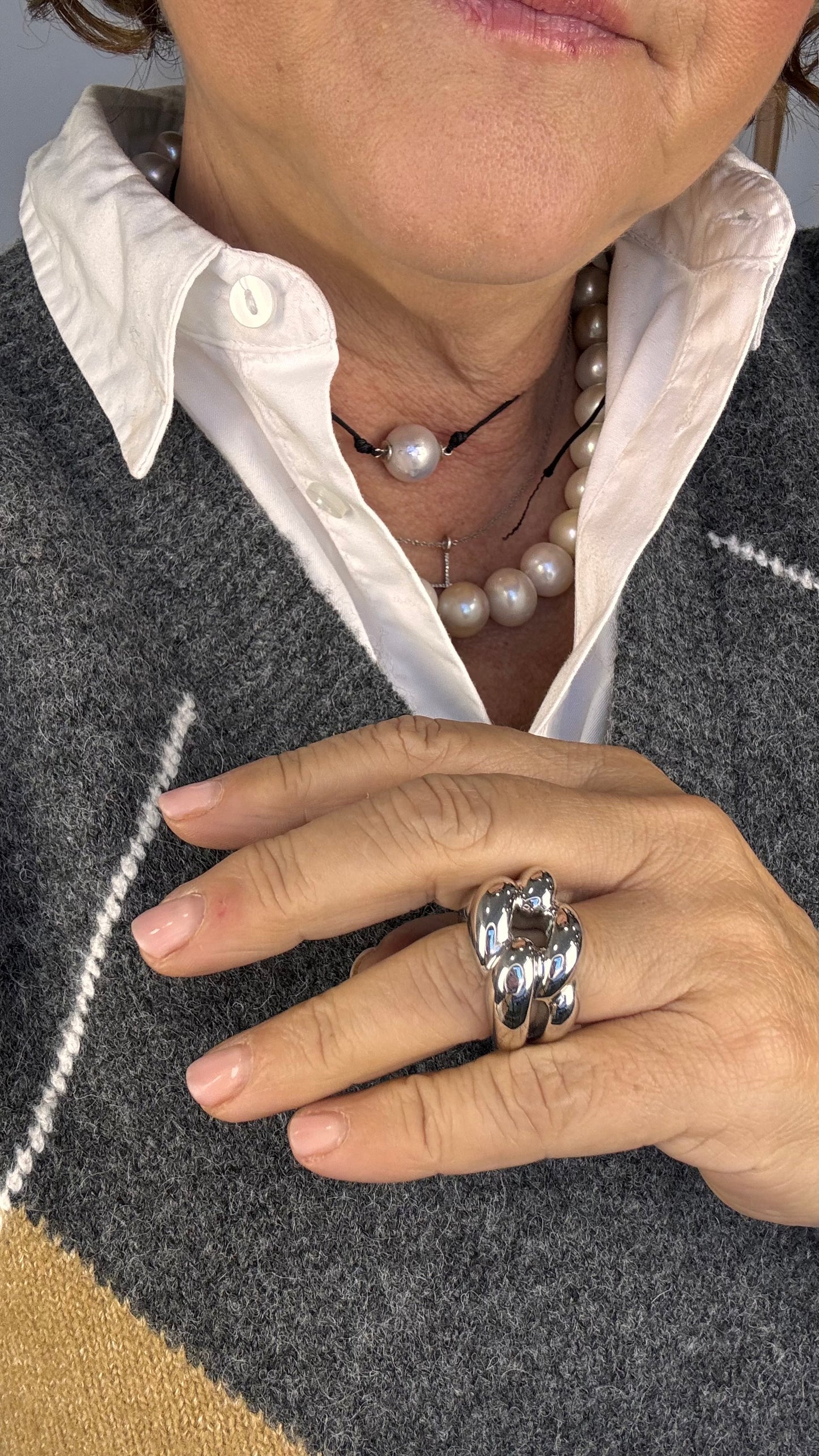 Canary Islands Silver Ring