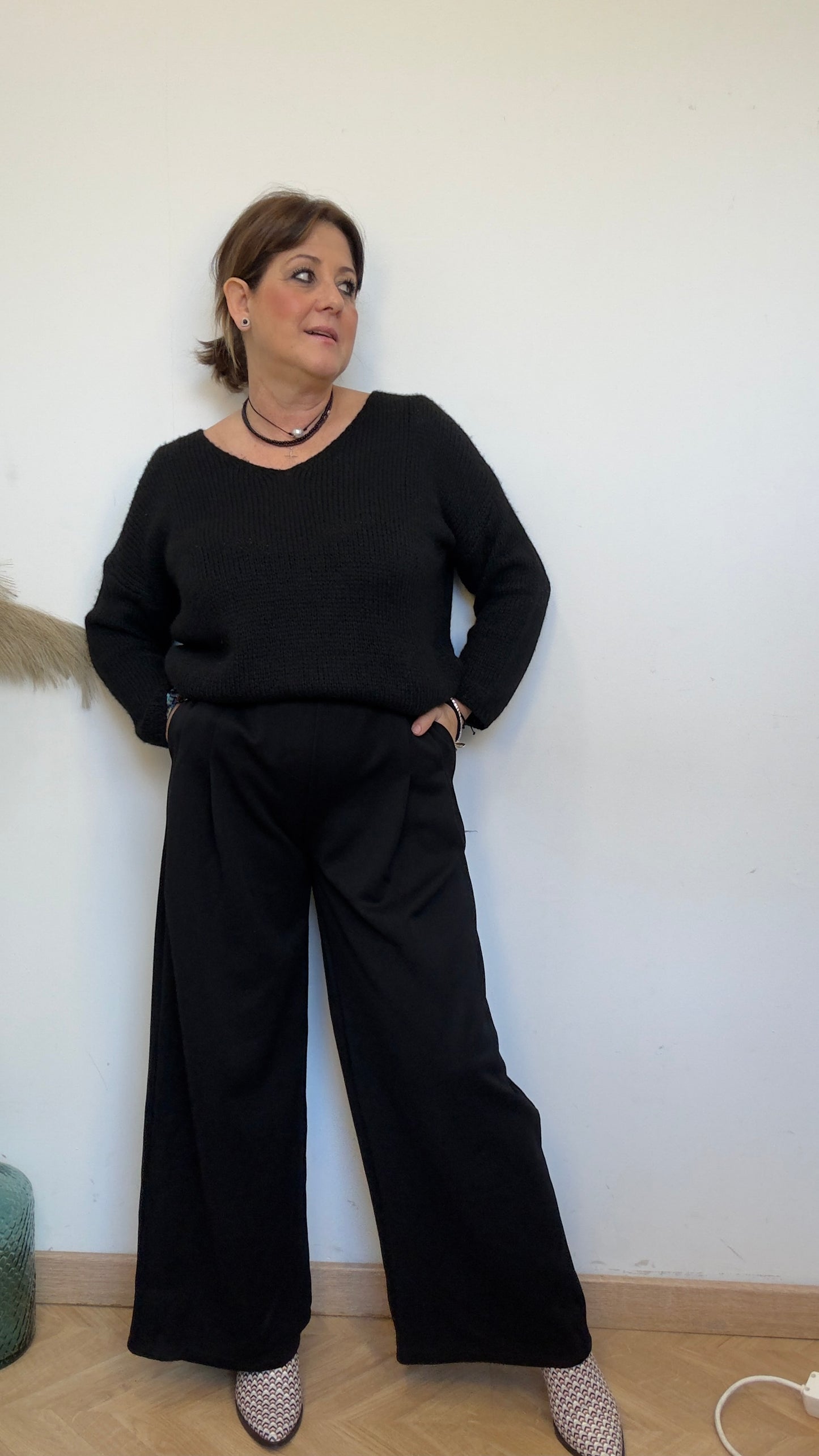 Pantalón chandal Palazzo