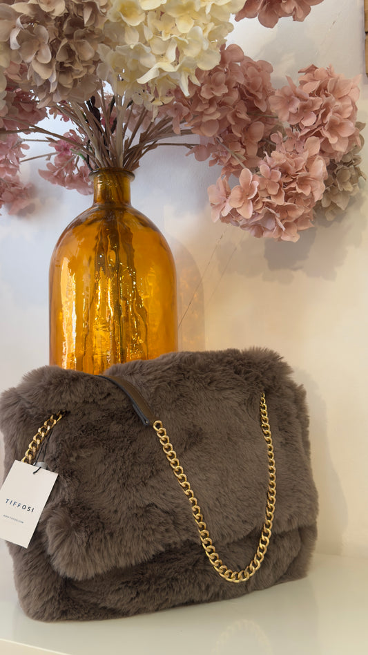 Bolso pelo sintético Bear