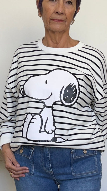 Camiseta Rayada   Snoopy