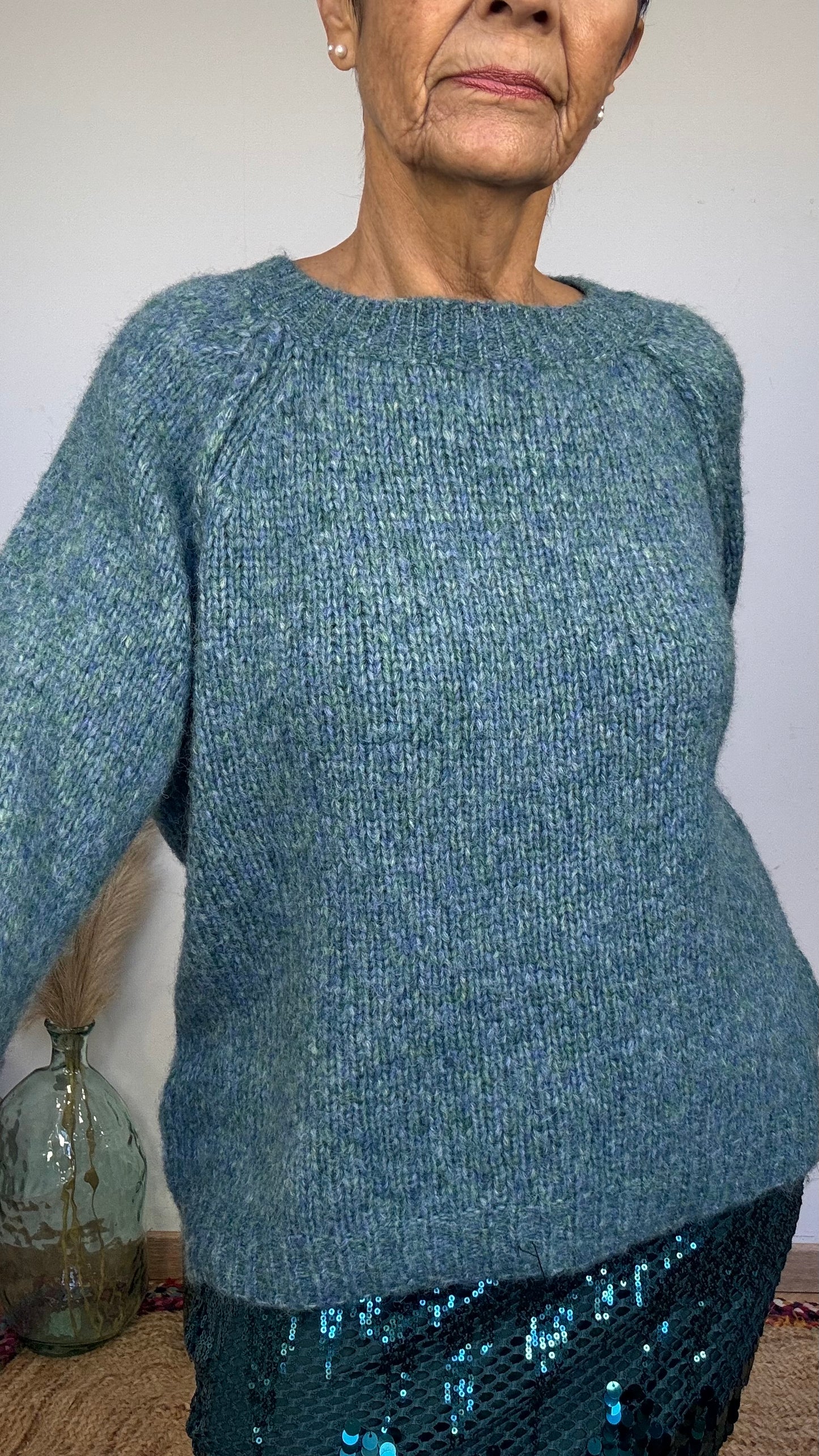 Aqua Knit Sweater