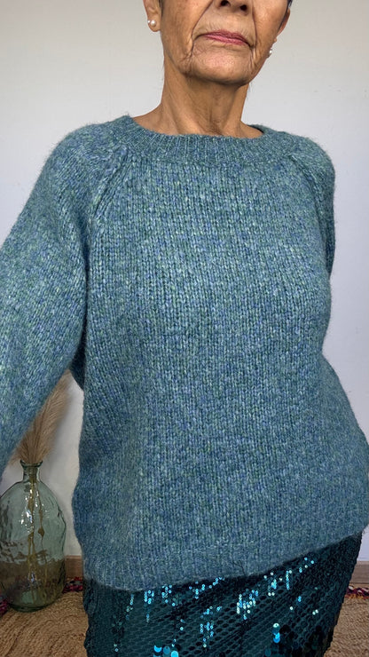 Aqua Knit Sweater