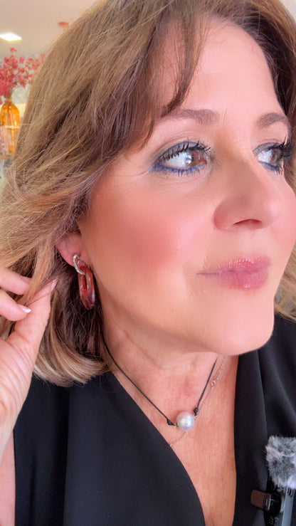 Pendientes Plata Cristal Swarovski