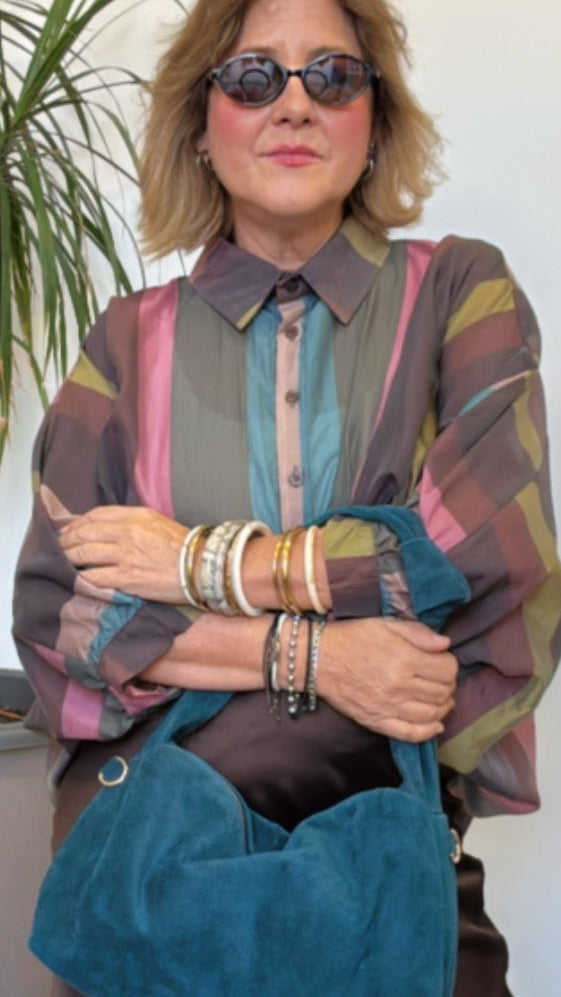 Camisa Rayada Multicolor Marsella