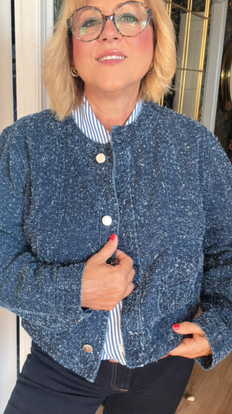 Chaqueta Denim Destroyed