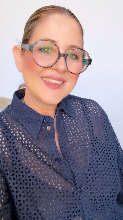 Camisa Calada Marino