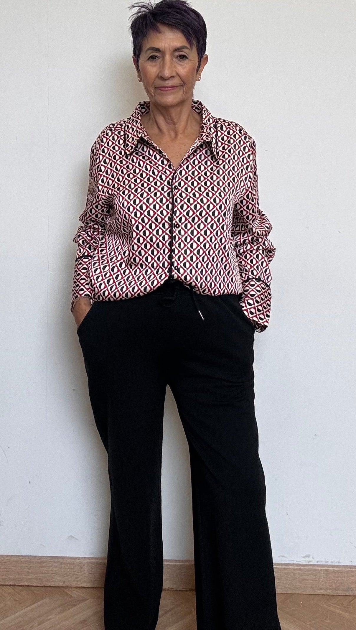 Berlin Tracksuit Bottoms with Elastic Waistband, Black, TIFFOSI, Sizes SML