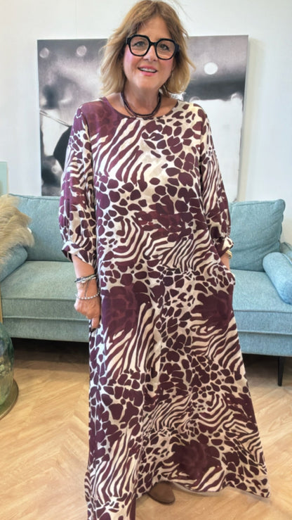 Vestido Animal Print Lion