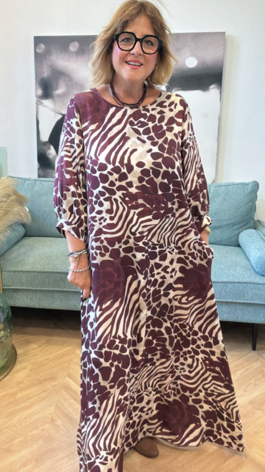 Vestido Animal Print Lion