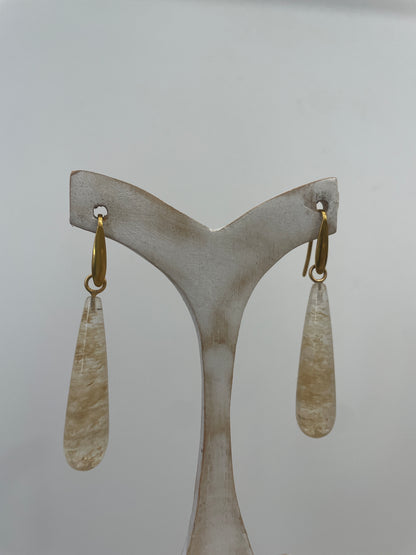 Pendientes Cuarzo Rutilo