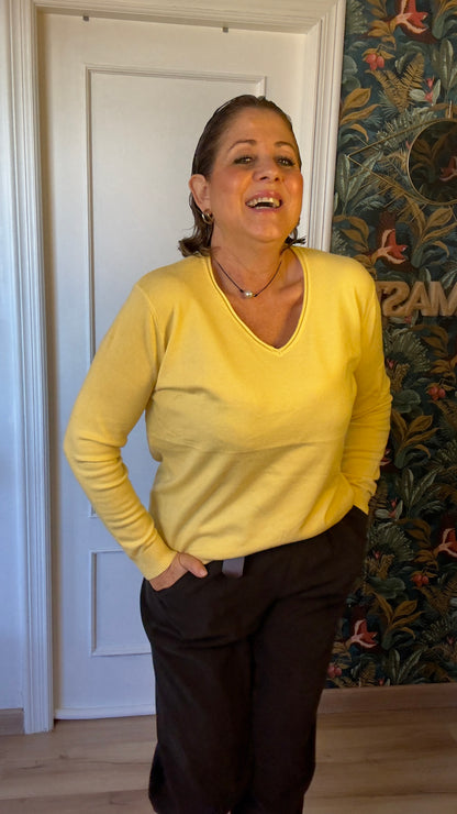 Suéter punto Yellow