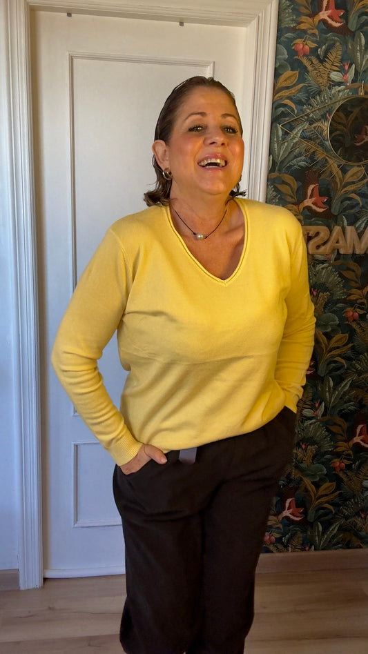 Suéter punto Yellow