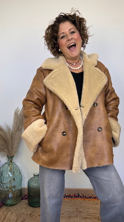 Lou faux leather jacket