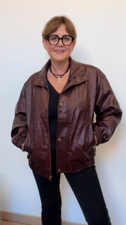 Chaqueta Eco Piel Irish