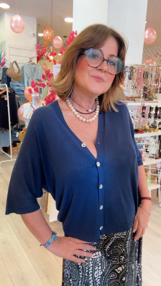 Chaqueta Azul Marino Mery