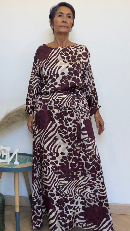 Vestido Animal Print Lion