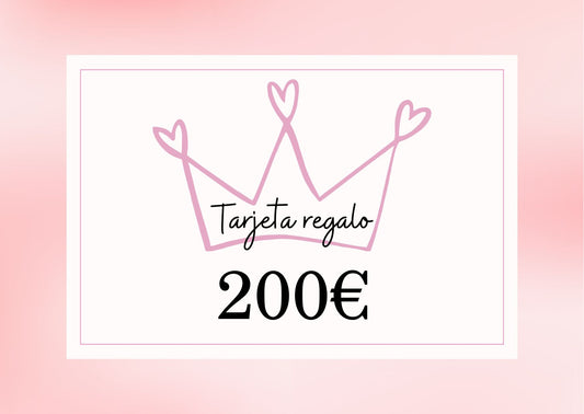 TARJETA REGALO - 200€