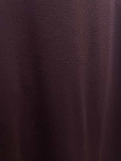 Vestido Drapeado Color Vino