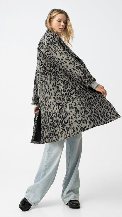 Jacket Coat, Animal Grey