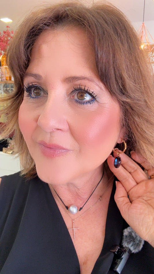 Pendientes Amatista Facetada